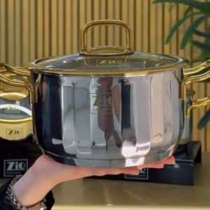 سرویس قابلمه استیل ست 6پارچه