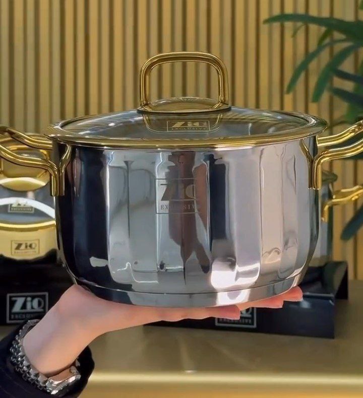 سرویس قابلمه استیل ست 6پارچه