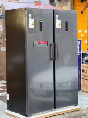 یخچال فریزر دوقلو الجی رنگ دودی